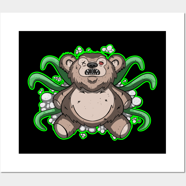 Scare Bear Wall Art by futiledesigncompany